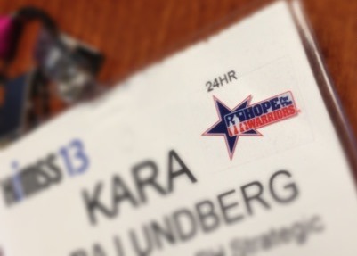HIMSS badge for Kara Lundberg