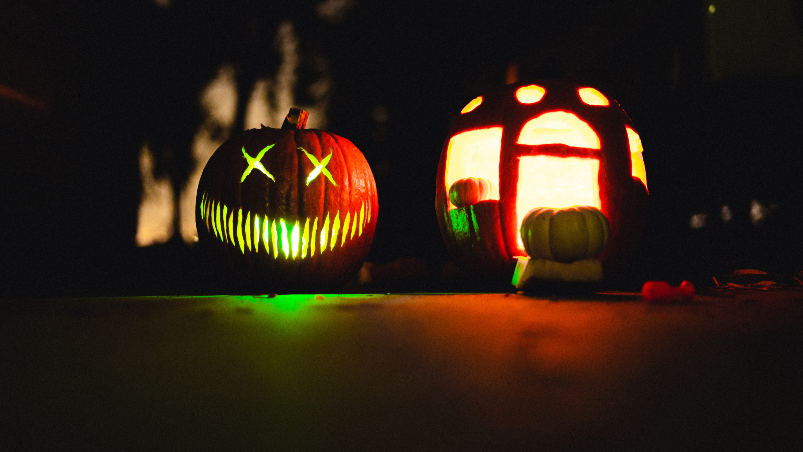 Halloween jack-o-lanterns