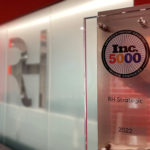 Inc 5000 award at RH Strategic office