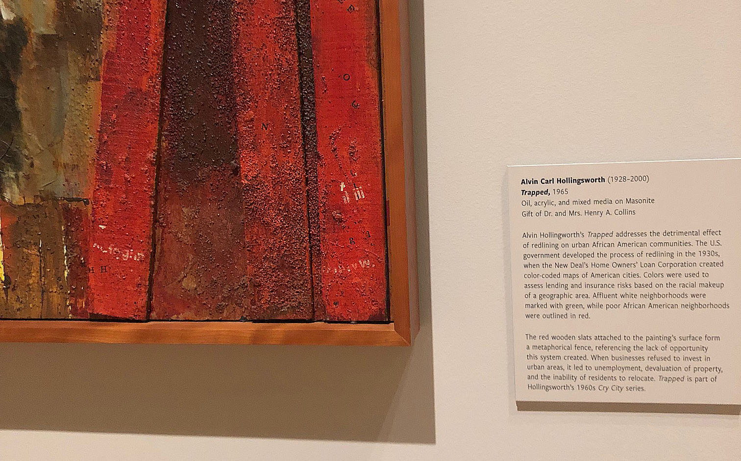 NMAAHC exhibit - Red Lining