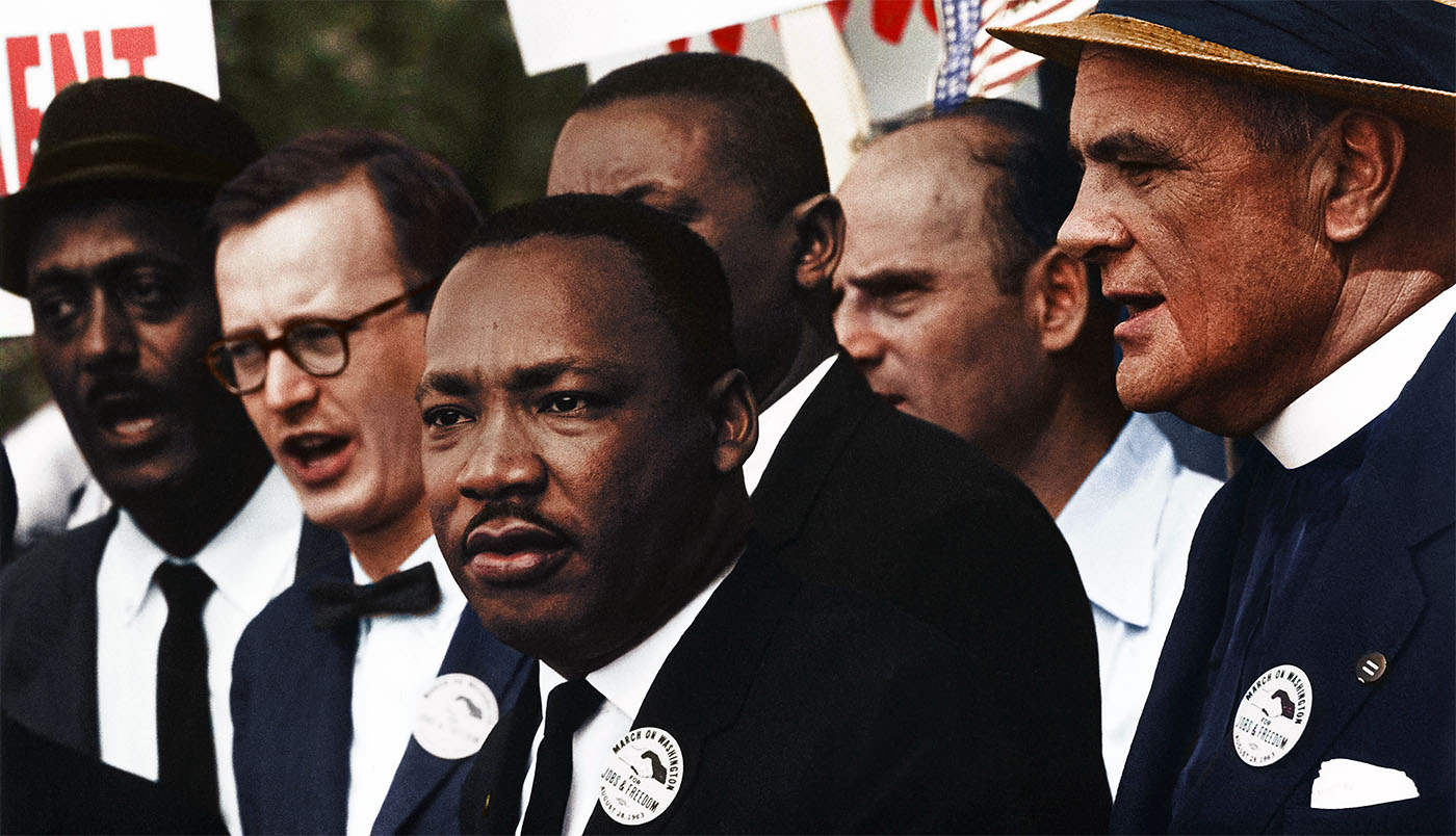 Color photograph of Martin Luther King Jr.