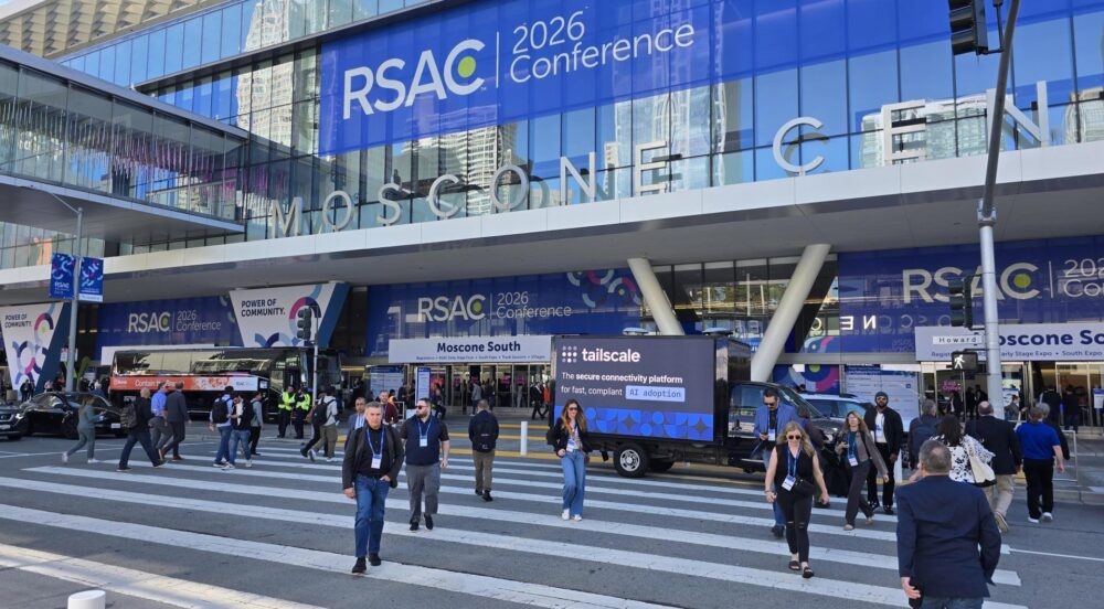 RSAC 2026, outside the Moscone Center in San Francisco