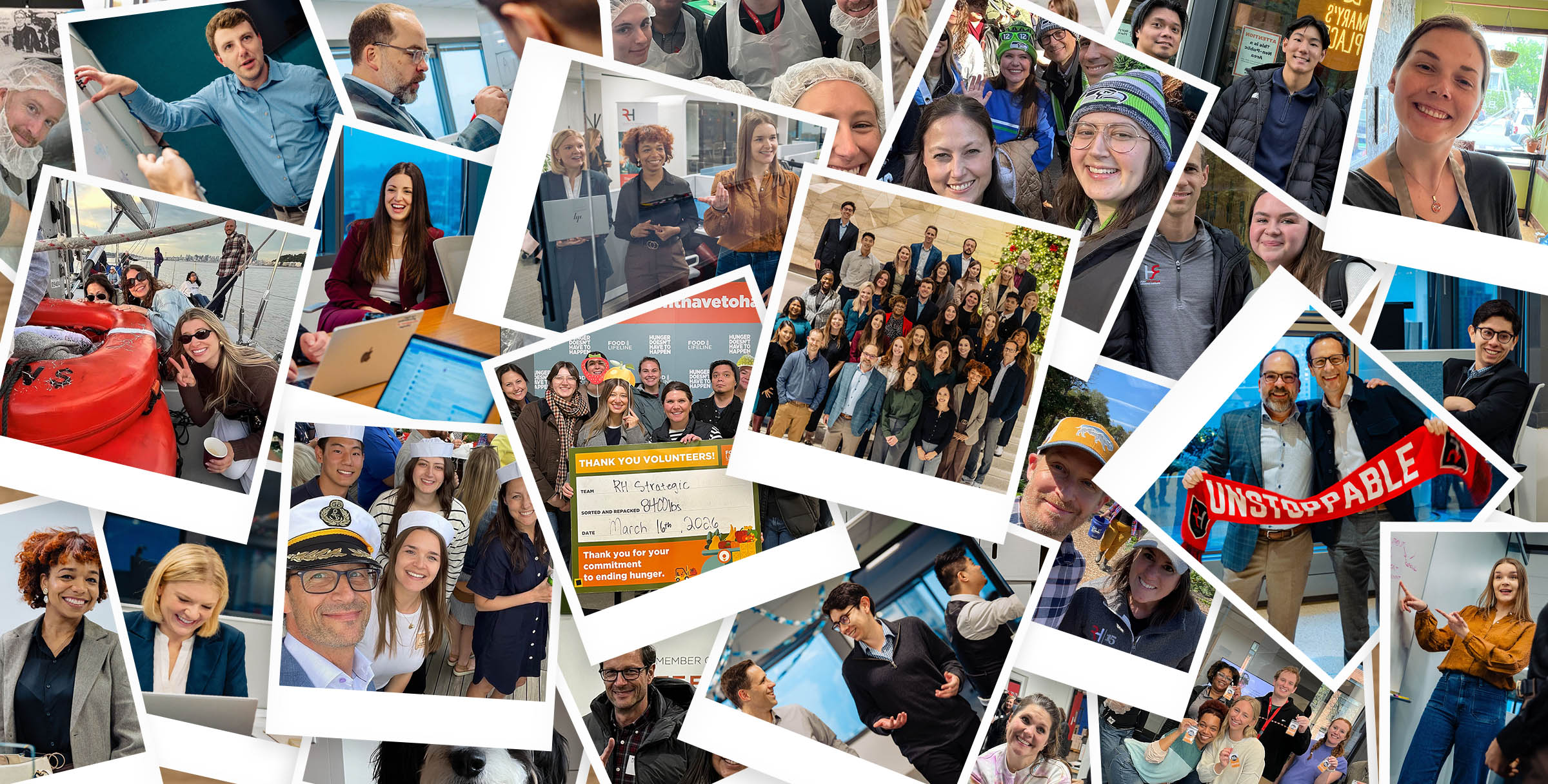 Collage of RH Strategic staff photos